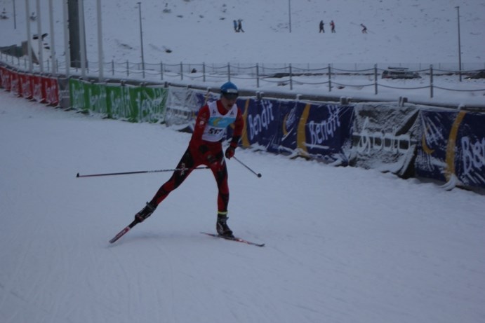 Georg Halsteinslid under Kvalfoss-sprinten 07.01.2012 Foto: John Roger Meland